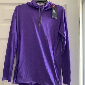 🟣Under Armour Purple Pull-over Hoodie size S